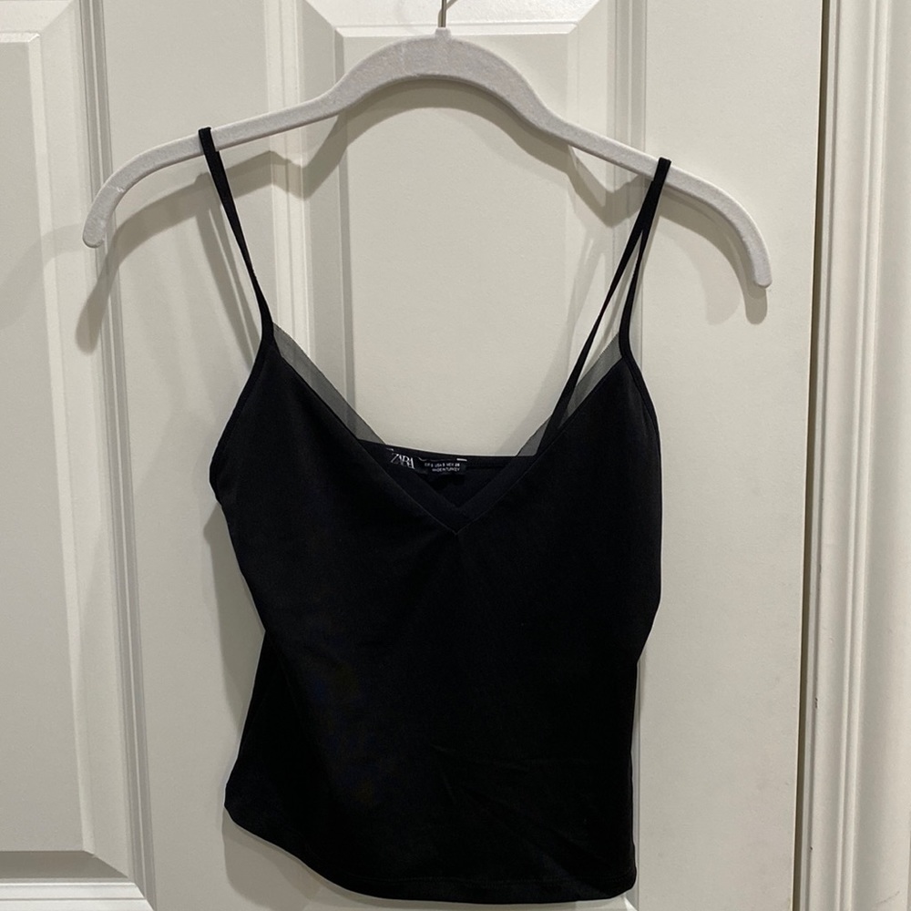 Zara Black Tank